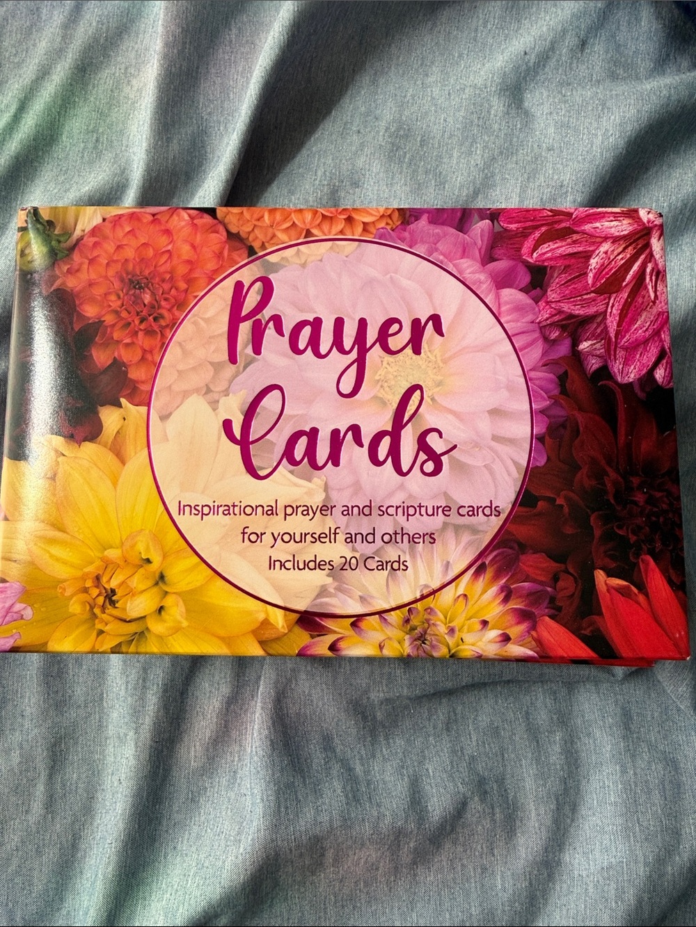 Prayer Cards - Inspirational Scripture Cards (Pink Multicolor)
